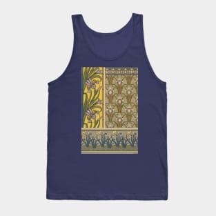 Art Nouveau Botanical Patterns Tank Top